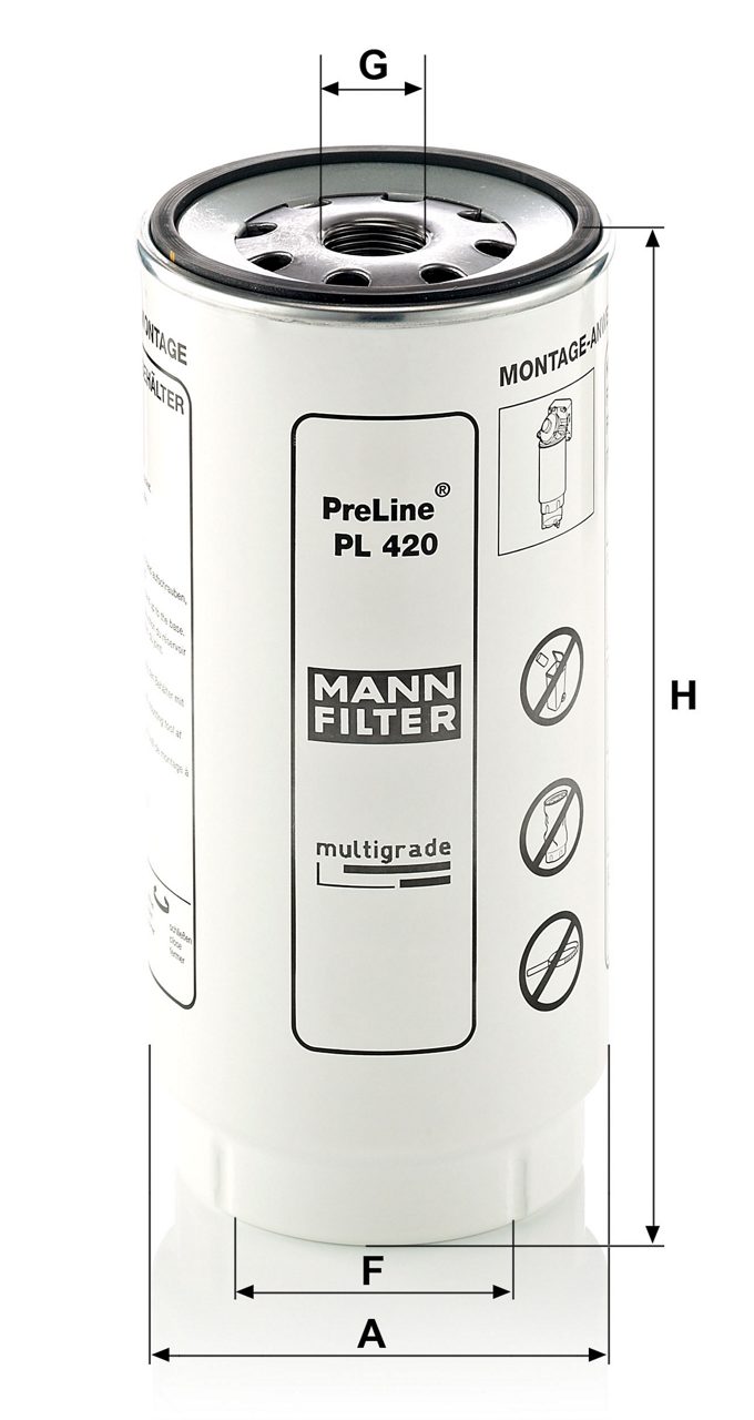 MANN-Filter PL420x Топливный фильтр