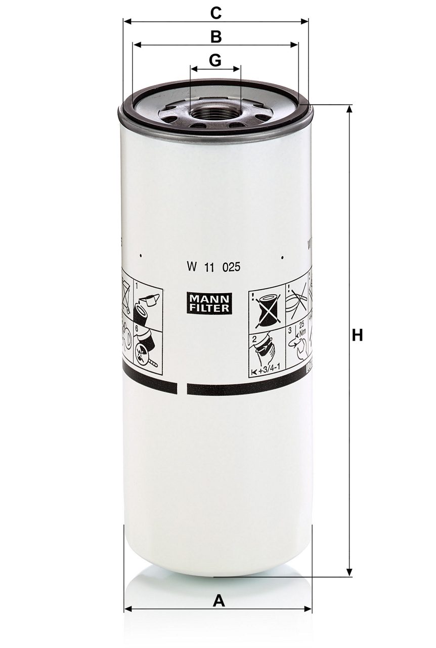 MANN-Filter W11025 Масляный фильтр